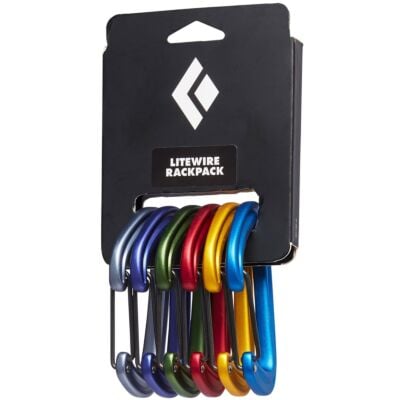 BD Black Diamond LiteWire Rackpack セット 6 登攀用カラビナ