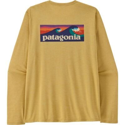Patagonia M's L/S Cap Cool Daily Shirt - Boardshort Logo メンズ長袖テクニカルTシャツ