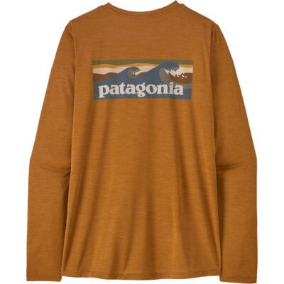 Patagonia W's L/S Cap Cool Daily Shirt - Boardshort Logo レディースシャツ