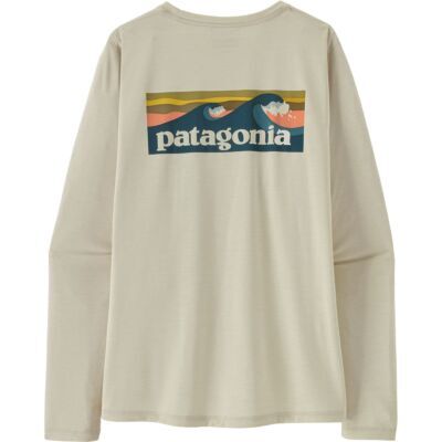 Patagonia W's L/S Cap Cool Daily Shirt - Boardshort Logo レディースシャツ