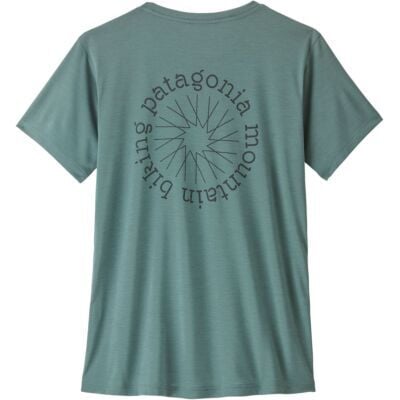 Patagonia W's Cap Cool Daily Shirt - Spoke Stencil レディース Tシャツ