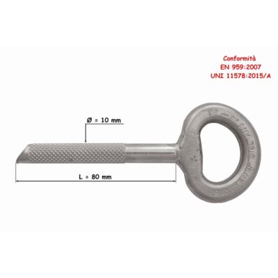 Raumer Radius Inox Ø10x80 mm 化学アンカー