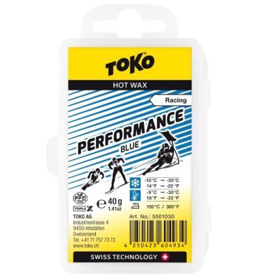 Toko Performance Hot Wax Blue スキー用ワックス