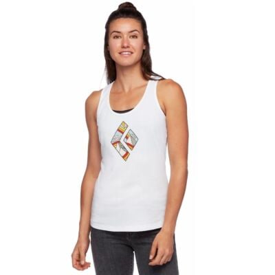 BD Black Diamond W Rainbow Diamond Tank レディースタンクトップ