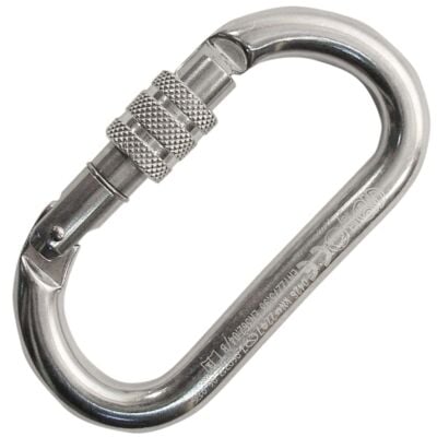 Kong Oval Alu Classic Screw Sleeve スペレオオーバルカラビナ