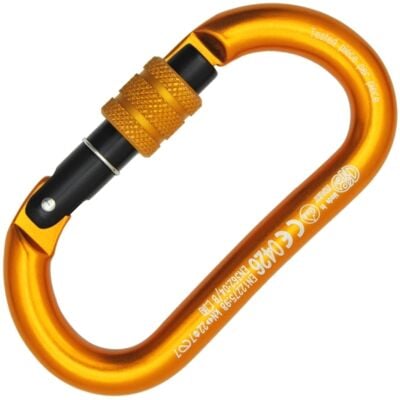Kong Oval Alu Classic Screw Sleeve スペレオオーバルカラビナ