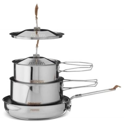 Primus CampFire Cookset S/S - 小型キャンプ用鍋セット
