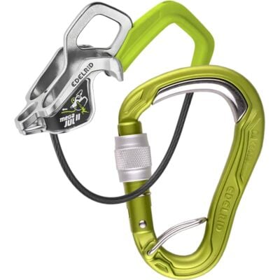Edelrid Mega Jul II ビレイキット Bulletproof Screw 保護具 + クライミングカラビナ