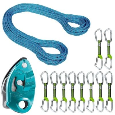 Oliunìd Kit オファー 9.5 Crag Classic Rope Lime NY GriGri