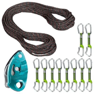 Oliunìd Kit オファー 9.8 Crag Classic Rope Lime NY GriGri