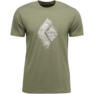 Black Diamond Engineered Diamond メンズ Tシャツ