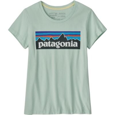 Patagonia Girls' レギュラー ジェネレーティブ オーガニック認証コットン P-6 ロゴ Tシャツ 子供