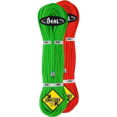 Beal Gully 7.3mm Unicore Golden Dry パック 半分のロープ クライミング
