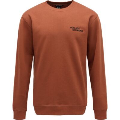 Black Diamond M Mini Stacked Crewneck felpa casual uomo