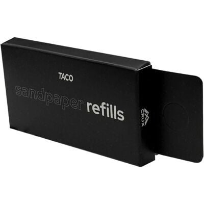 Crux Taco Sandpaper Refills - 4ソフトと4ハードの手ファイル交換用