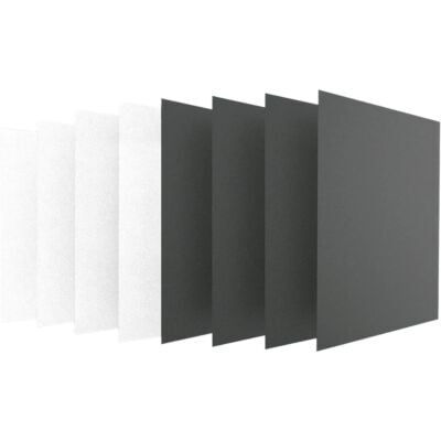 Crux Taco Sandpaper Refills - 4ソフトと4ハードの手ファイル交換用