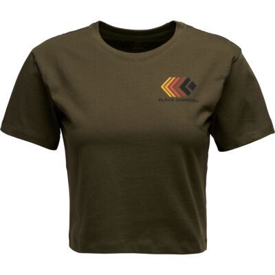 BD Black Diamond W Faded Crop Tee レディース Tシャツ