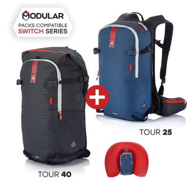 ARVA Switch Tour Bundle (25+40l) 雪崩用バックパック