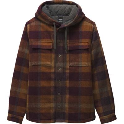 Prana Asgard Hooded Flannel Shirt メンズ長袖シャツ