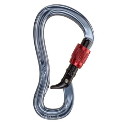 Petzl GriGri クライミング用アシストブレーキ器具とカラビナ