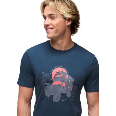 Prana Beach Livin SS Tee メンズ Tシャツ