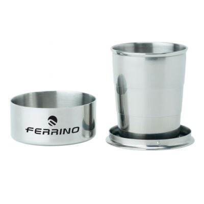 Ferrino ステンレス製折りたたみカップ