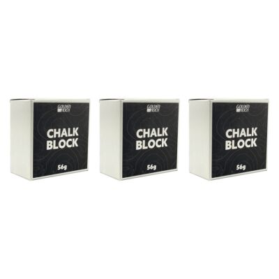 Golden Rock Chalk Block 56 g マグネサイトブロック 3パック