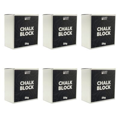Golden Rock Chalk Block 56 g マグネサイトブロック 6パック
