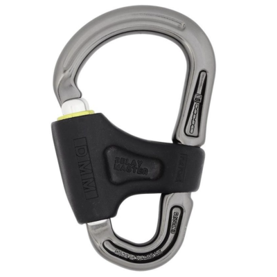 Petzl GriGri クライミング用アシストブレーキ器具とカラビナ