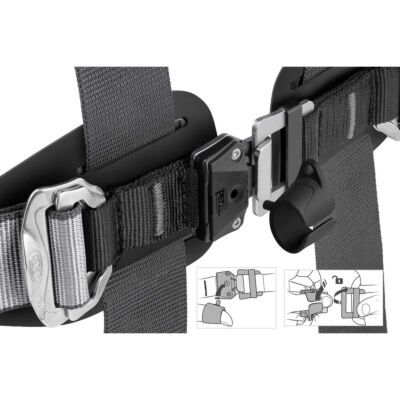 Petzl Swan Easyfit Stainless アドベンチャーパーク用フルハーネス