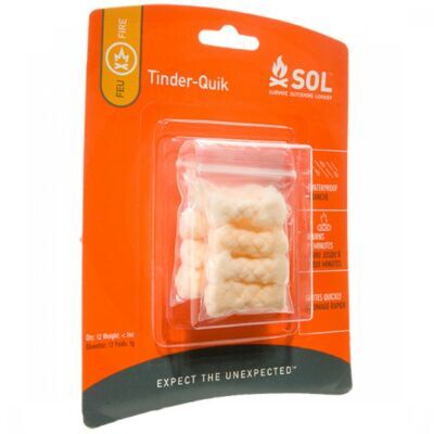 SOL Tinder Quik 12-Pack キャンプ用着火剤
