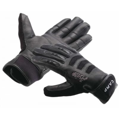 CAMP Axion Black ロープ用グローブとフェラータ