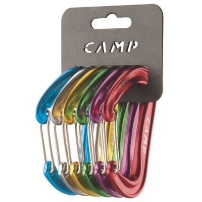 CAMP Rack Pack Nano 22 セット 6 登攀用カラビナ