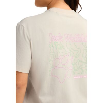 Jack Wolfskin Celebrate The Paw T W レディースTシャツ