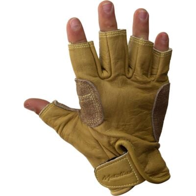 Metolius Climbing Glove 3/4 Finger natural クライミンググローブ、サポートと via ferrata 用