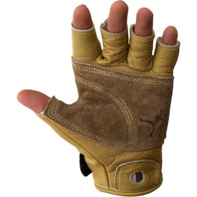 Metolius Climbing Glove 3/4 Finger natural クライミンググローブ、サポートと via ferrata 用
