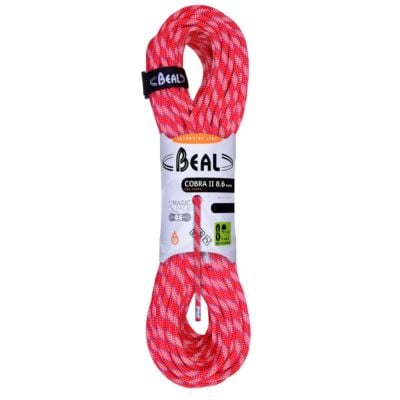 Beal Cobra II Unicore 8.6 mm Dry Cover クライミング用ハーフロープ
