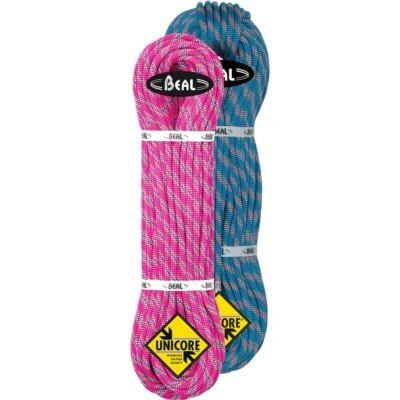Beal Cobra II 8.6mm Unicore Golden Dry Pack 半分のロープ クライミング