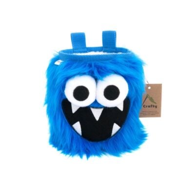 Crafty Climbing Blue Five Toothed Monster チョークバッグ