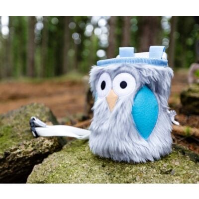 Crafty Climbing Forget-Me-Not Furry Owl チョークバッグ