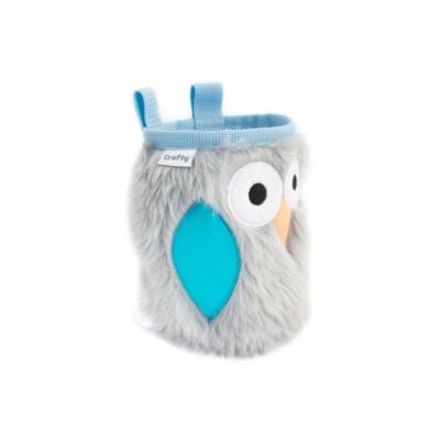Crafty Climbing Forget-Me-Not Furry Owl チョークバッグ