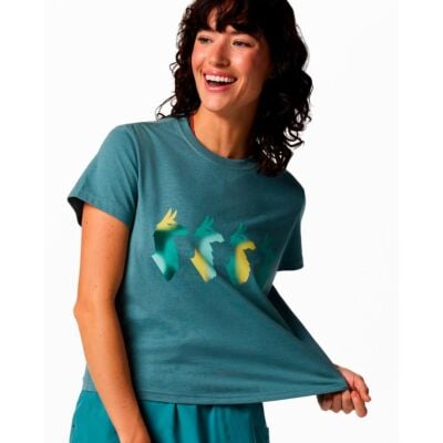 Cotopaxi Cuatro Bitmap T-Shirt レディースTシャツ