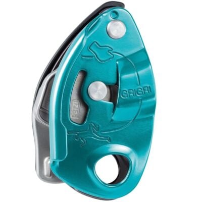Petzl GriGri クライミング用アシストブレーキ器具とカラビナ