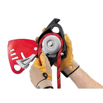 Petzl Maestro L レスキュー用ロック付きプーリー内蔵ディセンダー