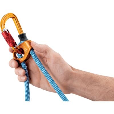 Petzl Dual Evolv Adjust ランヤード ブルー 調整可能なダブルランヤード クライミング