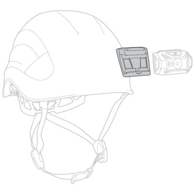 Petzl ヘルメット アダプト 接着サポート ヘッドランプ用