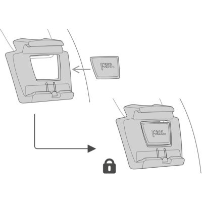 Petzl Slot Adapt ヘッドランプ用マウントプレート