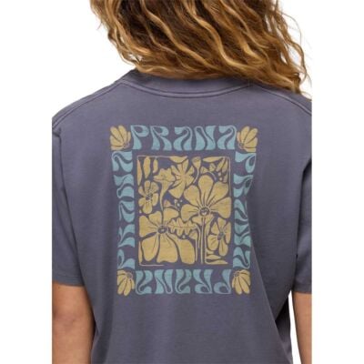 Prana Everyday Good Vibes Crop レディース Tシャツ