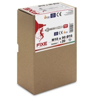 Fixe Box of M10 × 70 mm bolts エキスパンションボルト (20個入り)