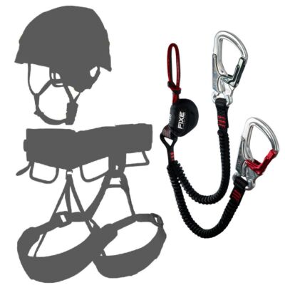 Oliunìd Deal Kit Fixe Ferratum Cinchless ヴィアフェラータセット + ヘルメットとハーネス ヴィアフェラータキット